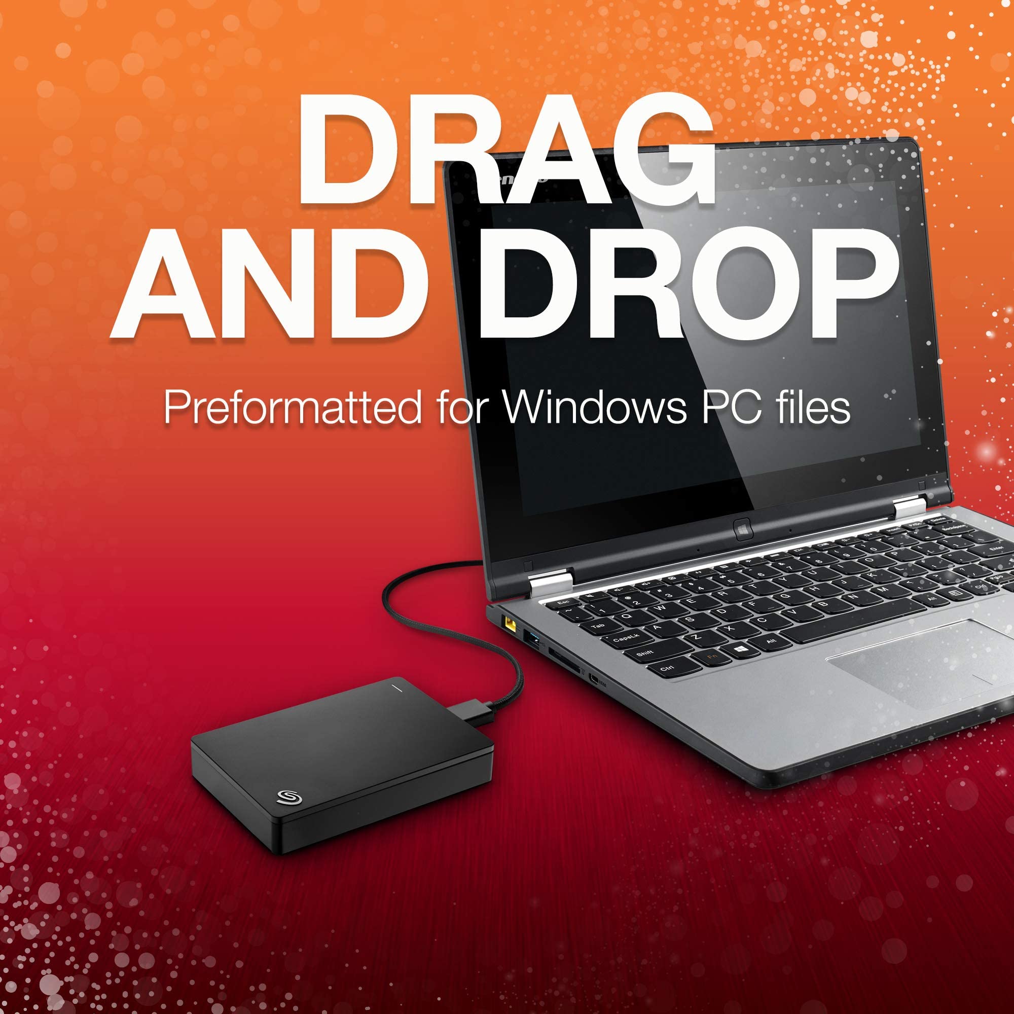 Seagate ポータブルHDD 5TB シルバー STDR5000301(NA9SAXGD)